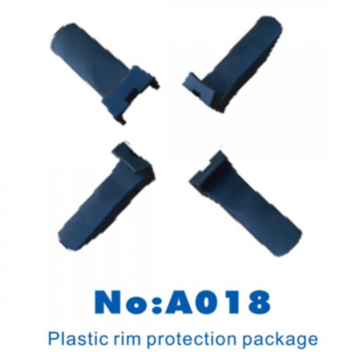 Plastic rim protection package