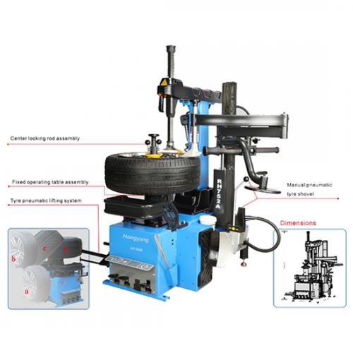 Tyre changer HY-860M+RH752A
